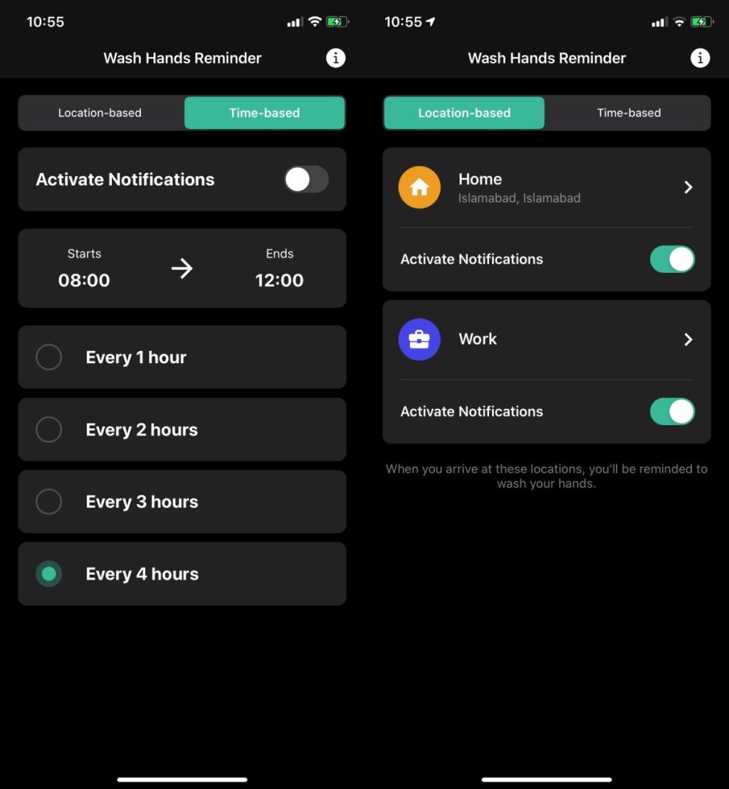 So erhalten Sie regelmäßige Erinnerungen zum Händewaschen auf iOS