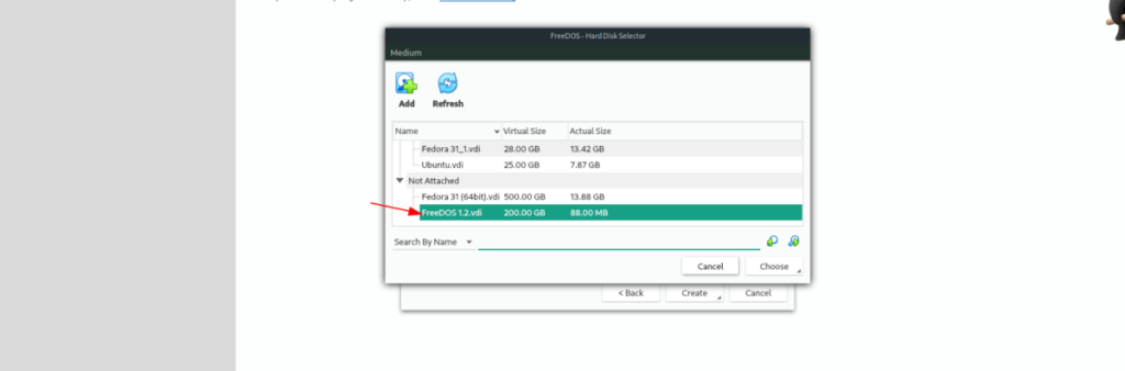 วิธีเรียกใช้ MS Dos บน Linux ในเครื่องเสมือน