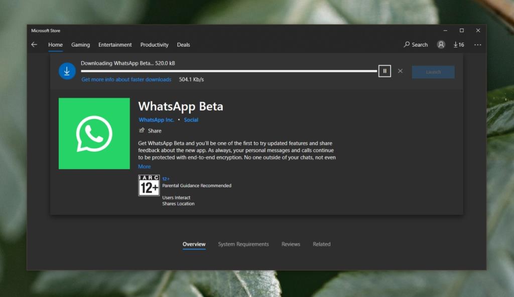 Скачать Whatsapp для Windows 10/11