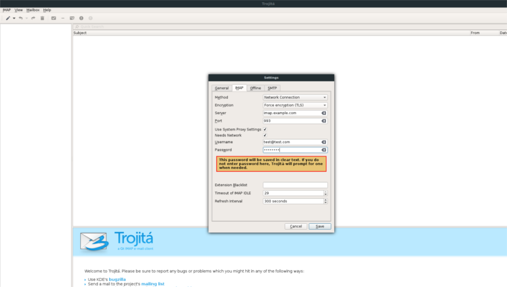 Como instalar o aplicativo Trojita Mail no Linux