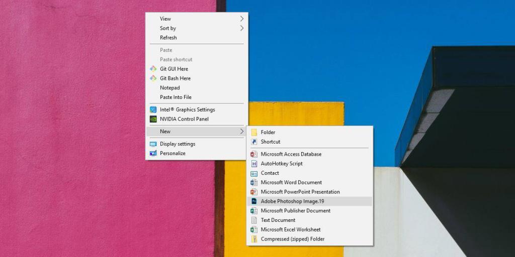 Bagaimana cara menambahkan Photoshop ke opsi Menu Konteks Baru di Windows 10