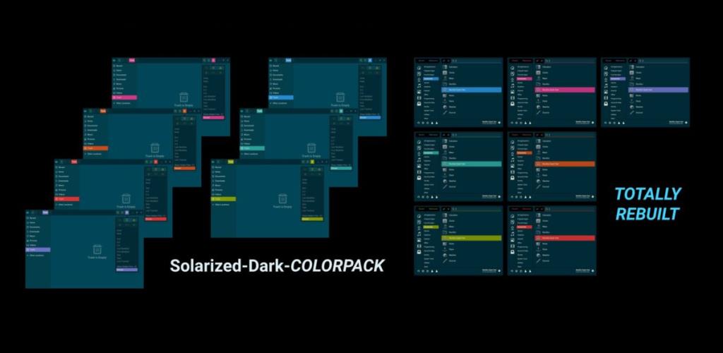 Cara menginstal tema Solarized Dark Colorpack GTK di Linux