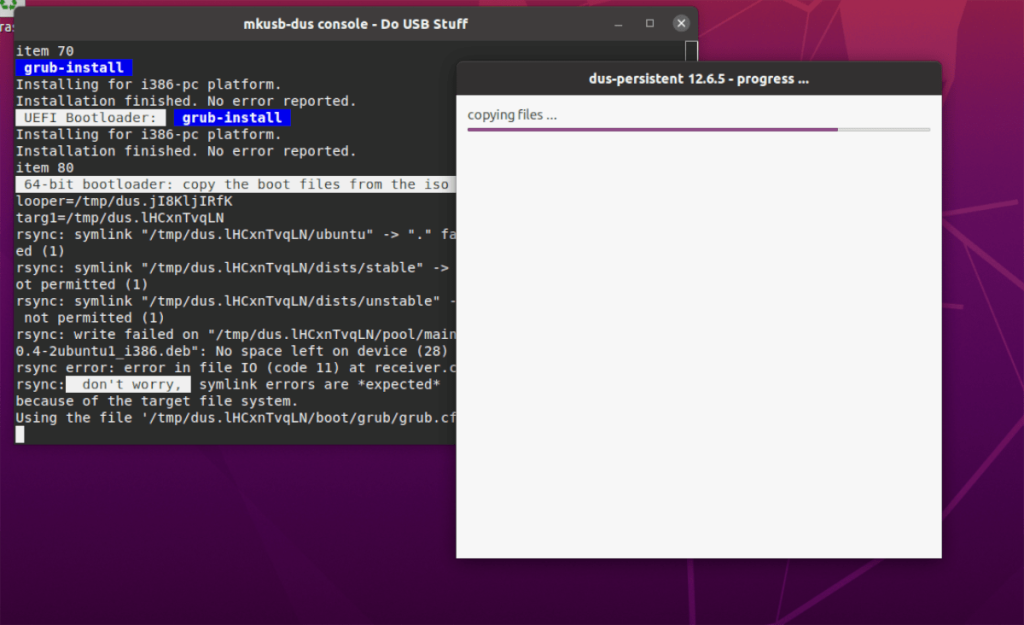 วิธีตั้งค่า Ubuntu USB แบบถาวร