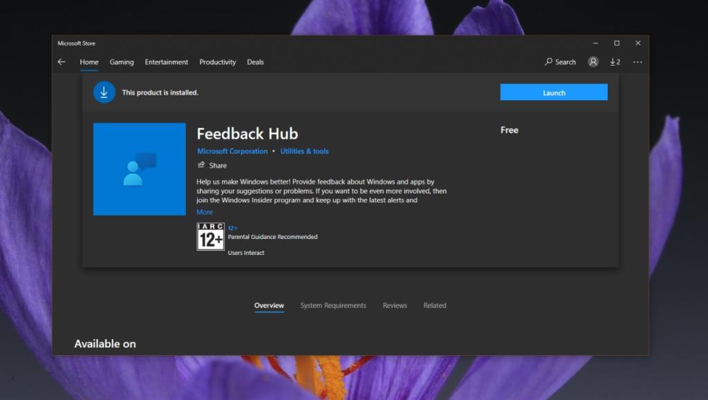 วิธีถอนการติดตั้ง Feedback Hub บน Windows 10