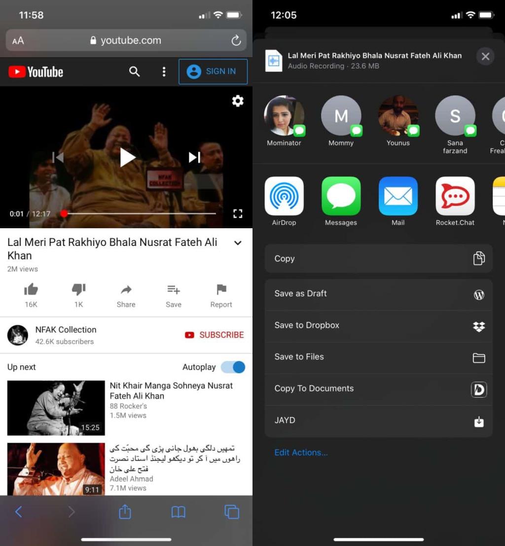 Cómo descargar videos de YouTube en iOS