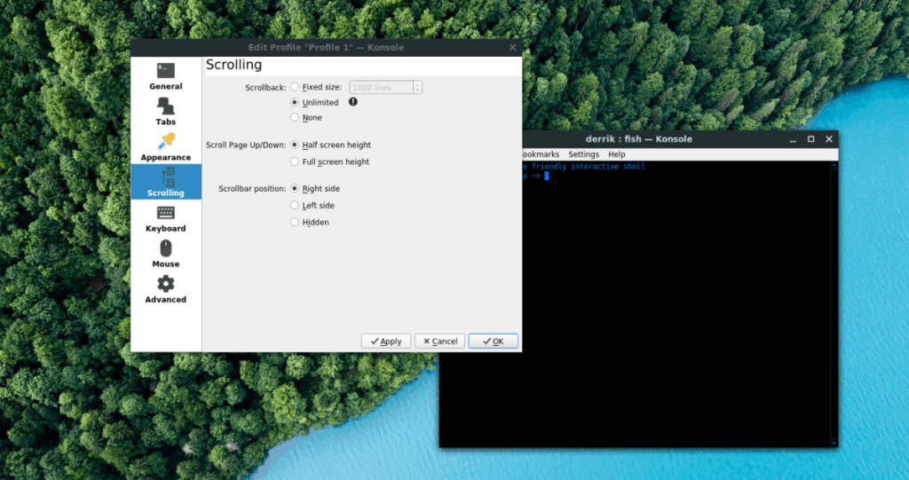 Cómo personalizar el terminal KDE