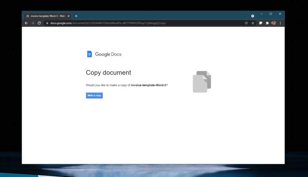 Cara mengimpor template faktur di Google Documents