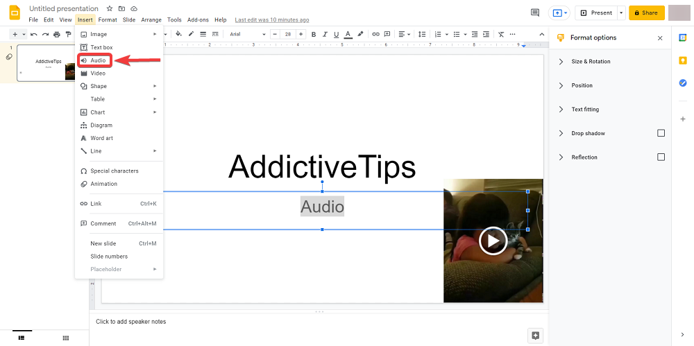 So fügen Sie Audio zu Google Slides hinzu (vollständige Anleitung)