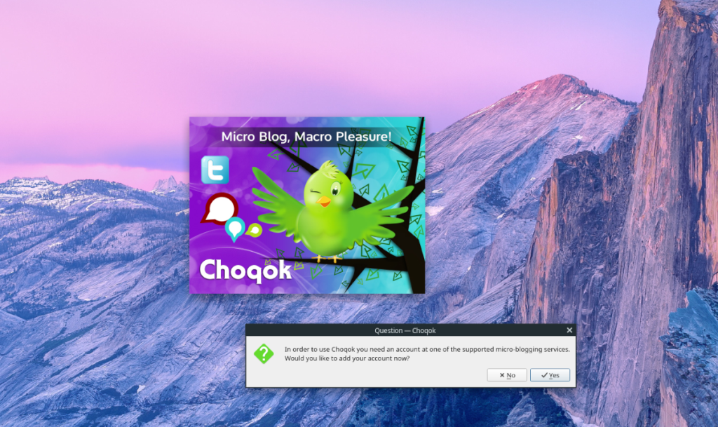 Cara menge-tweet dari desktop Plasma dengan Choqok