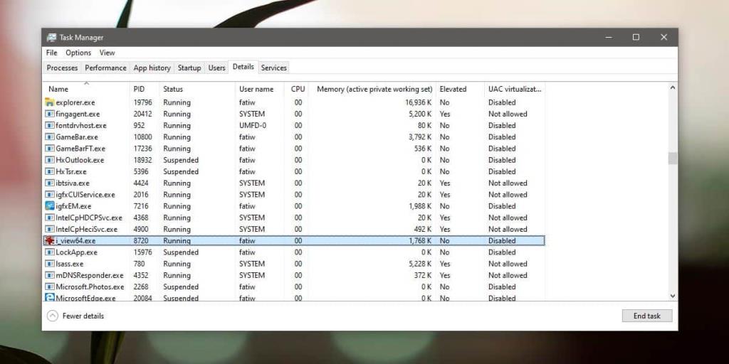 Cara melihat argumen baris perintah untuk aplikasi yang berjalan di Windows 10