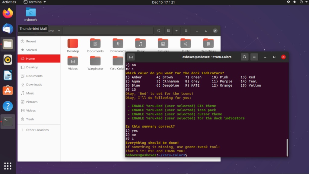 วิธีเปลี่ยนสี Yaru เริ่มต้นบน Ubuntu