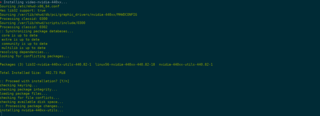 Cómo instalar los controladores gráficos de Nvidia en Manjaro Linux