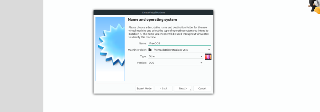 วิธีเรียกใช้ MS Dos บน Linux ในเครื่องเสมือน