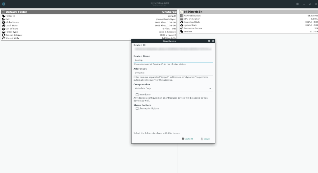 Cómo sincronizar archivos de configuración en Linux con Syncthing