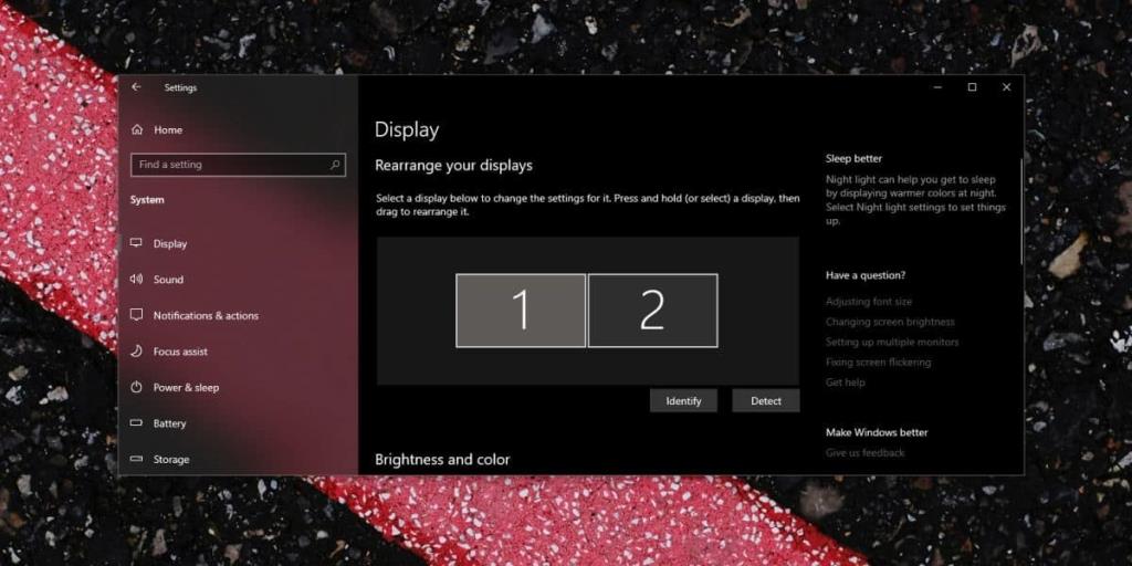 Como definir diferentes níveis de dimensionamento de vários monitores no Windows 10