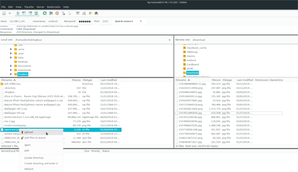 วิธีการติดตั้ง FileZilla บน Linux