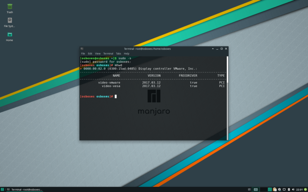 Como usar o instalador do driver Manjaro Linux