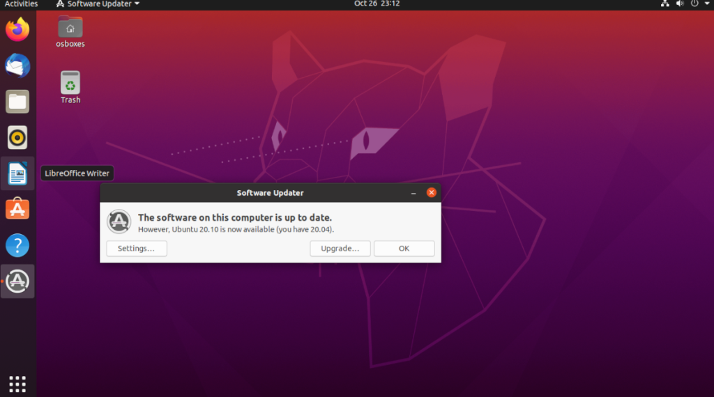 如何升級到 Ubuntu 20.10