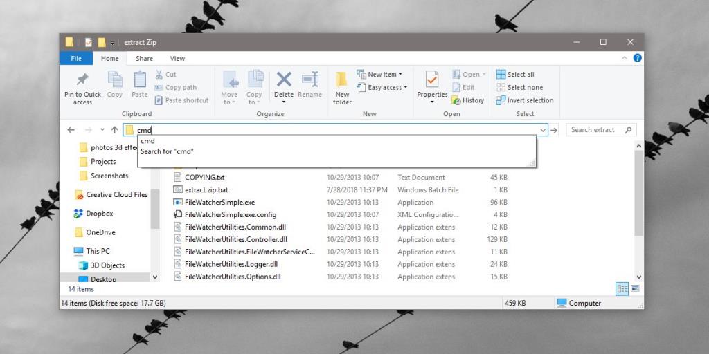 Como abrir uma janela de prompt de comando no File Explorer no Windows 10