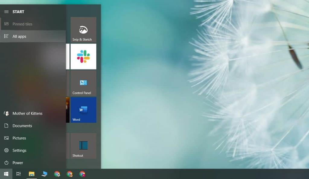 Cách tắt tính năng tự động mở rộng Menu Start trên Windows 10