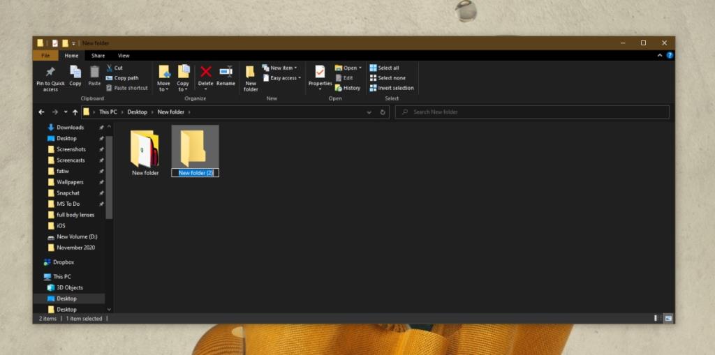 Apa itu pintasan Buat Folder Baru di Windows 10