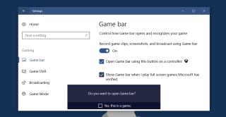 Cách tắt Game Bar trong Windows 10