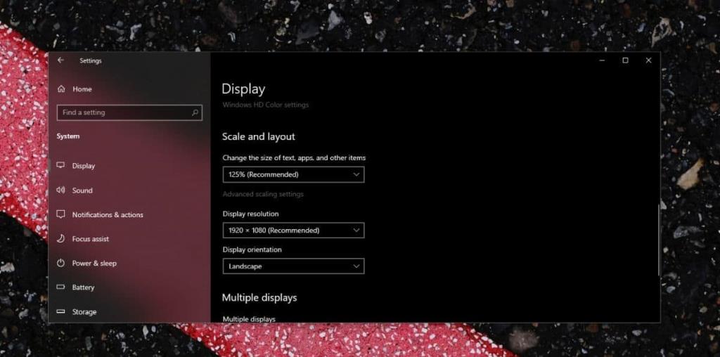 Cara mengatur tingkat penskalaan yang berbeda dari beberapa monitor di Windows 10