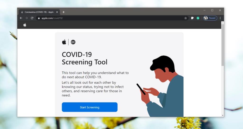 Tests auf COVID-19: Screening-Tool, um zu entscheiden, wann getestet werden soll