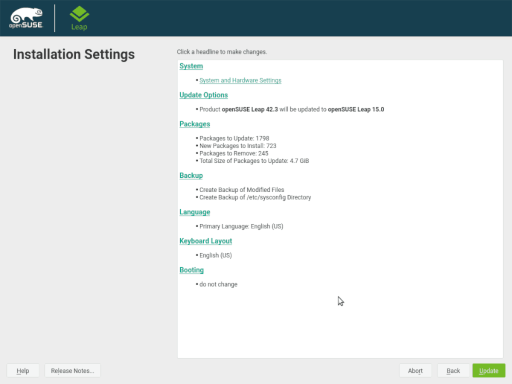 Bagaimana mengupgrade OpenSUSE ke rilis baru