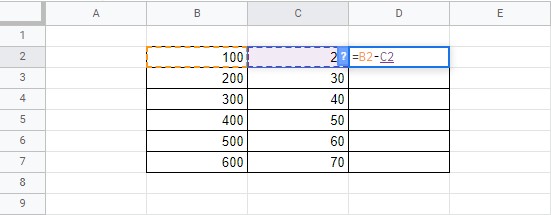 Cómo restar en Google Sheets (guía completa)