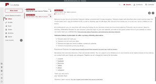 Cara mengatur email Tutanota di Linux
