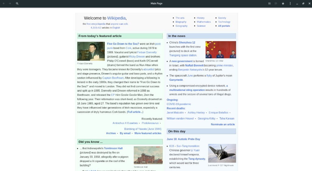 Como ler a Wikipedia no desktop Linux