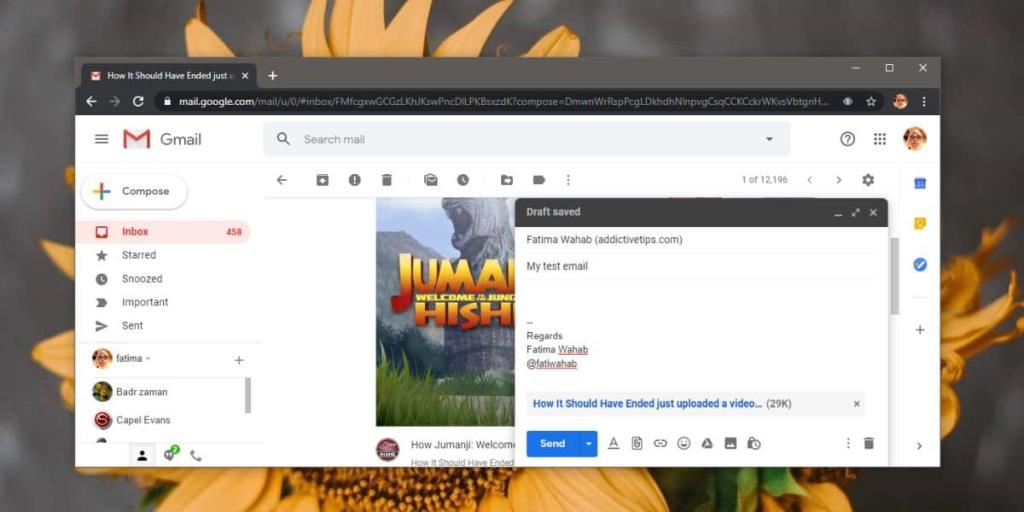 Como enviar e-mails como anexos no Gmail