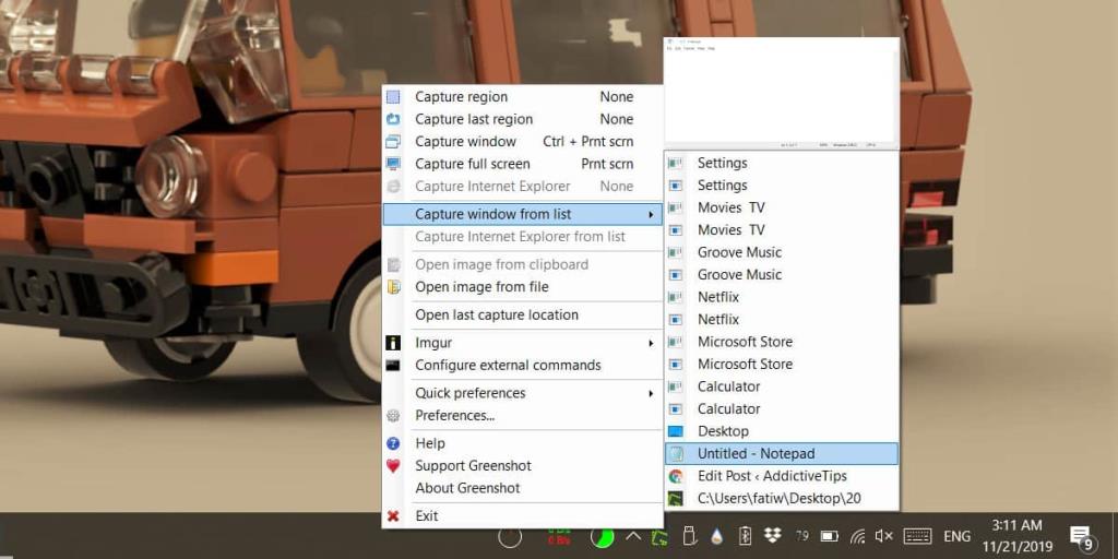 Cách chụp ảnh màn hình có bóng trên Windows 10