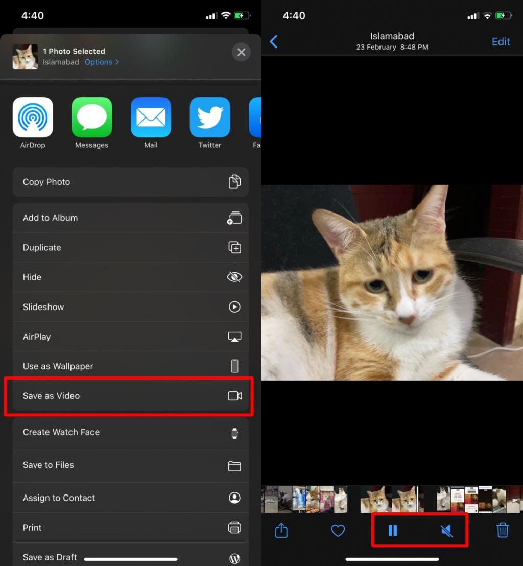 Cara mengonversi foto langsung menjadi video [iOS]