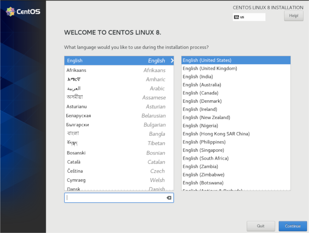 Cara menginstal workstation CentOS 8