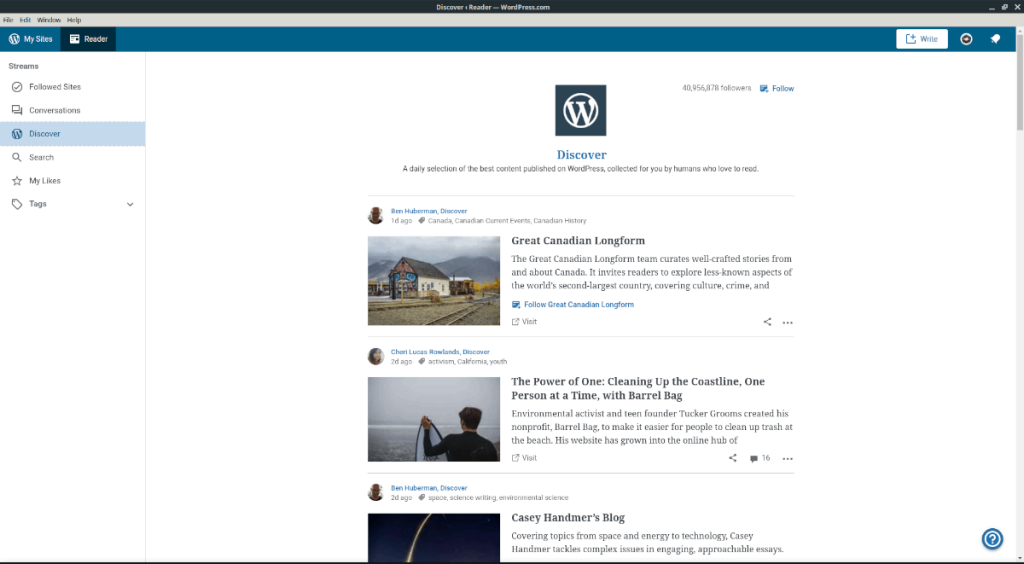 Como instalar o aplicativo de desktop WordPress no Linux