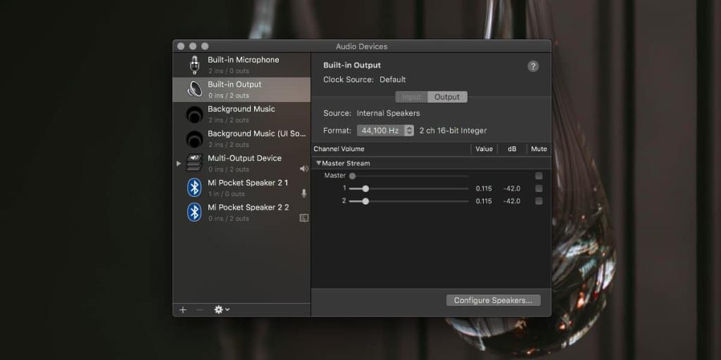 Cara mengelola volume untuk perangkat Audio Multi-output di macOS