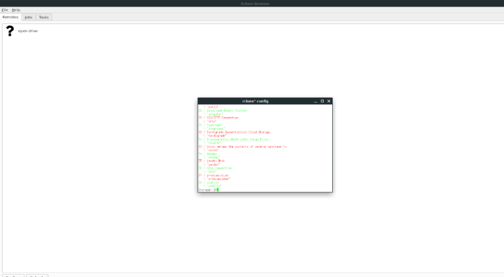 Come configurare Rclone Browser su Linux
