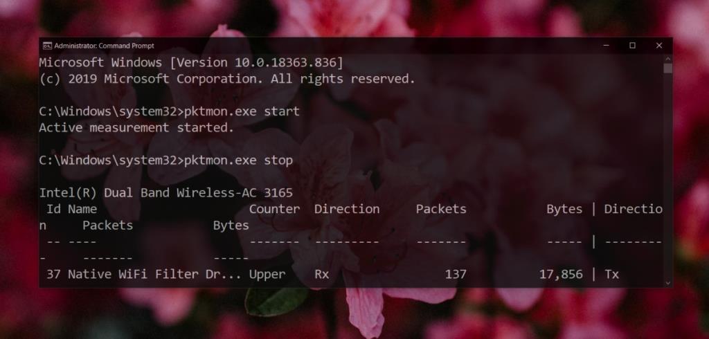 Cara menggunakan alat sniffer Jaringan Pktmon.exe di Windows 10