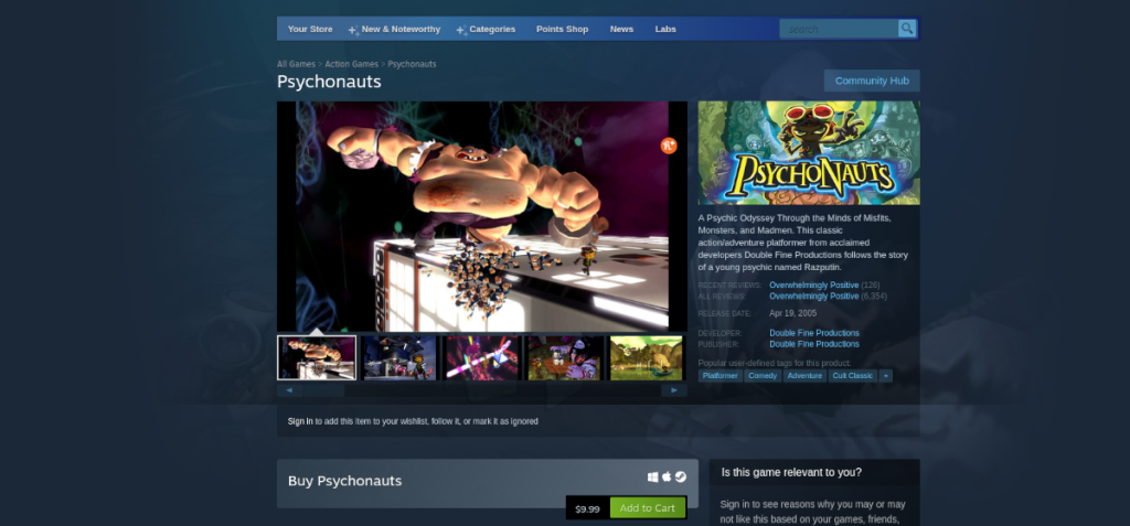 Cara memainkan Psychonauts di Linux