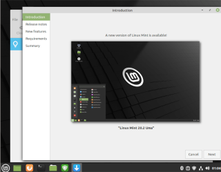 วิธีอัปเกรดเป็น Linux Mint 20.2