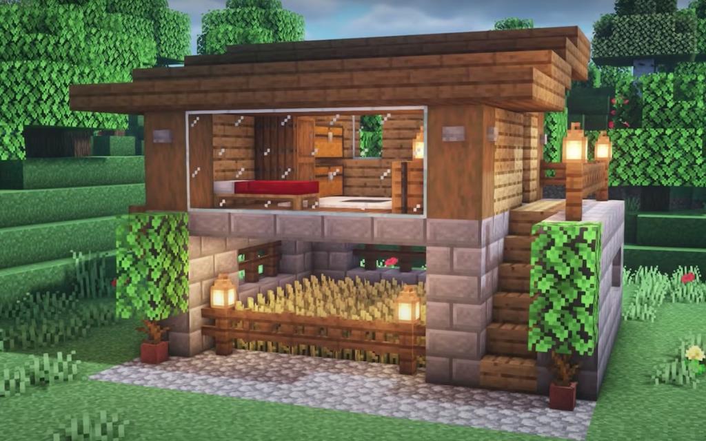 10 ide rumah Minecraft yang mudah