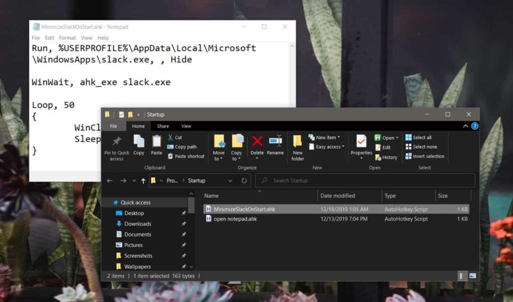 Cách khởi động Slack thu nhỏ trong nền trên Windows 10