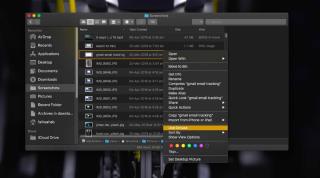 Come impostare il raggruppamento di file per una cartella nel Finder su macOS