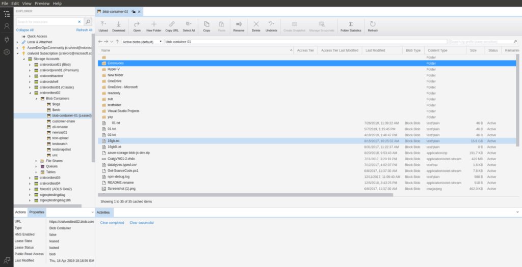 วิธีการติดตั้ง Microsoft Azure Storage Explorer บน Linux