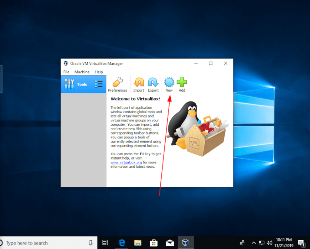 Cara mengatur mesin virtual Linux di Windows