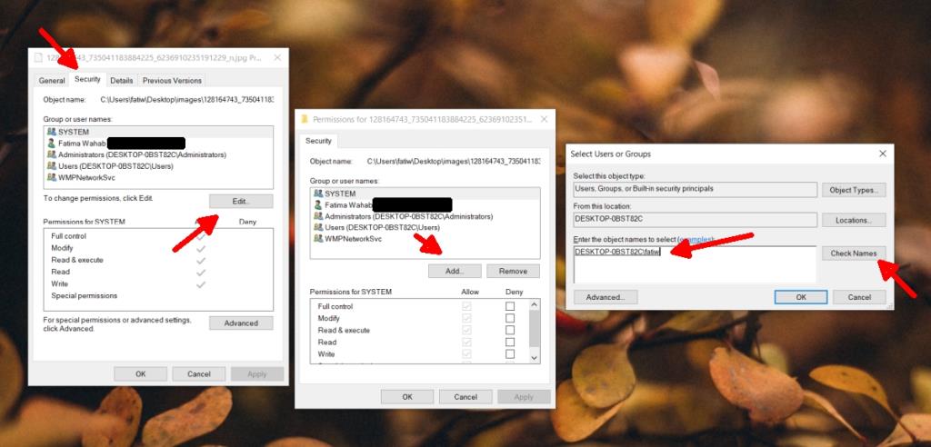 Como alterar as permissões de arquivo no Windows 10