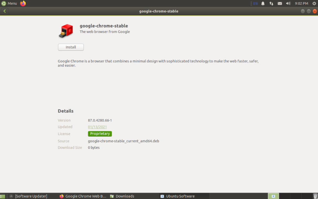 วิธีการติดตั้ง Chrome Ubuntu