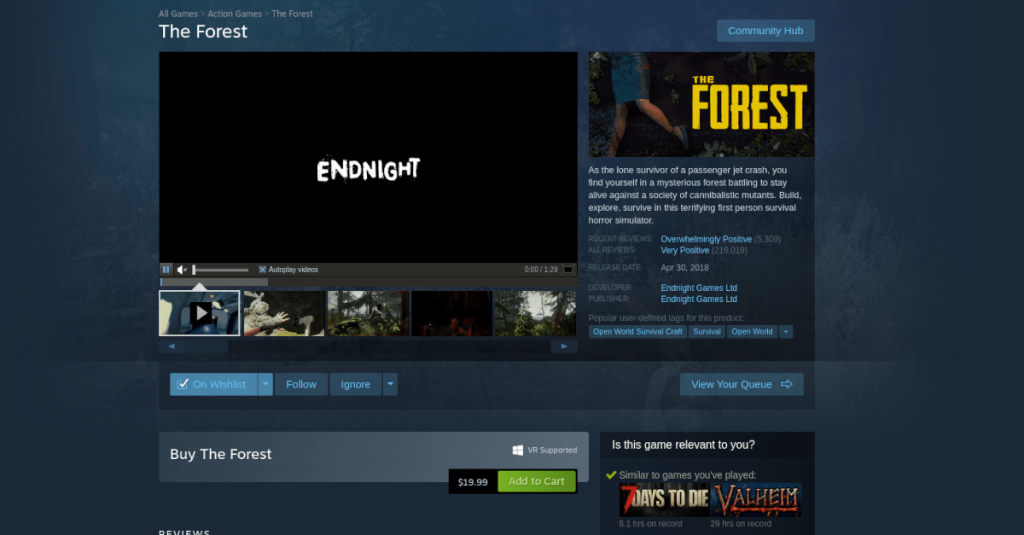 Cara memainkan The Forest di Linux